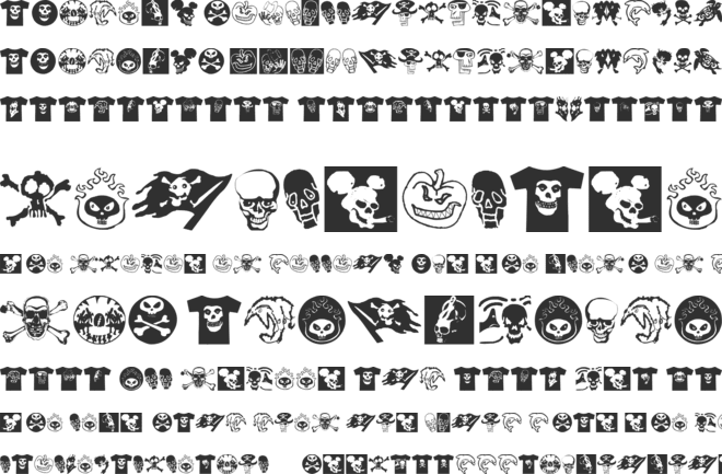 At Last A Tshirt font preview