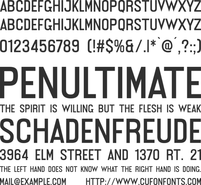 Galhau Display font preview
