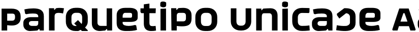 Parquetipo Unicase font