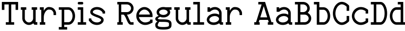 Turpis Regular font