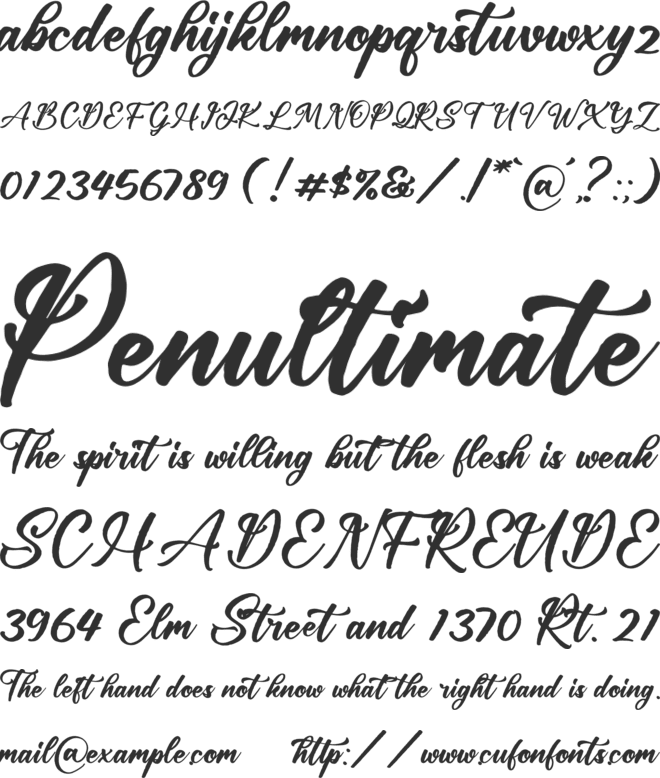 Letterland font preview