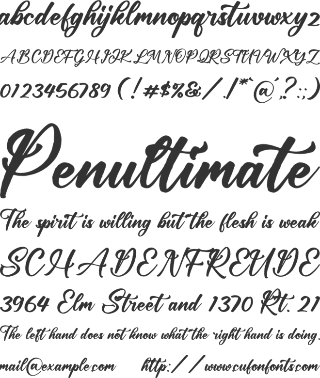 Letterland font preview