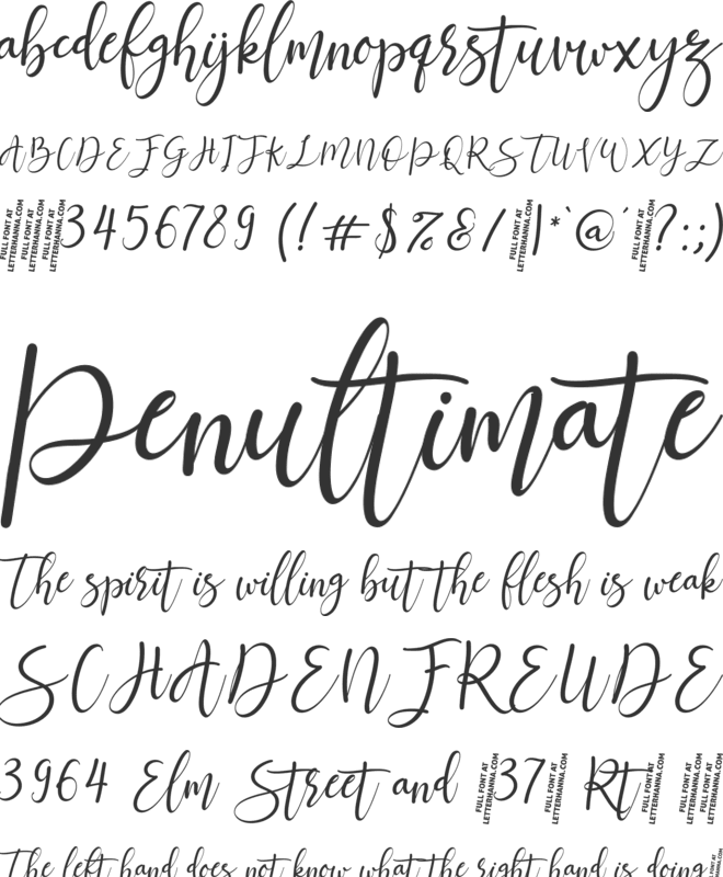 Jettiares Free font preview