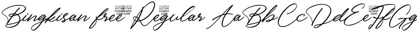 Bingkisan free Regular font