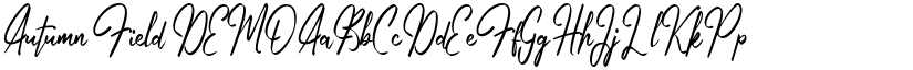 Autumn Field DEMO font