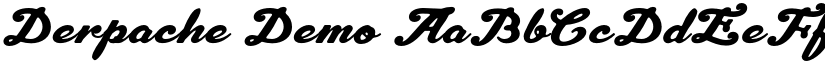 Derpache Demo font