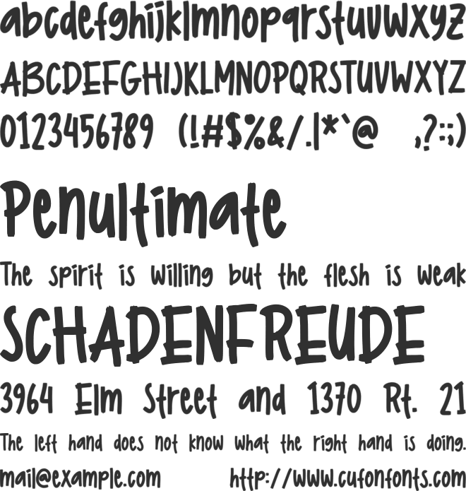Melodisty - Personal Use font preview
