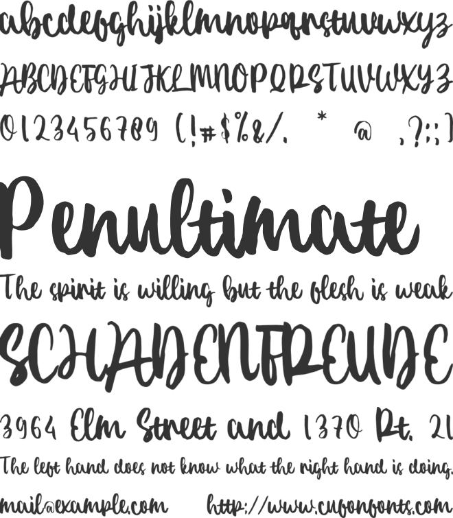 Christmas Stephanie font preview