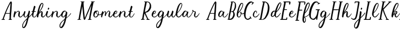 Anything Moment font download