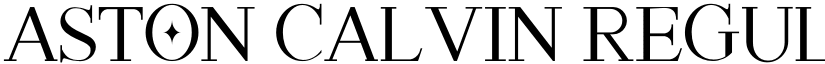 ASTON CALVIN Regular font