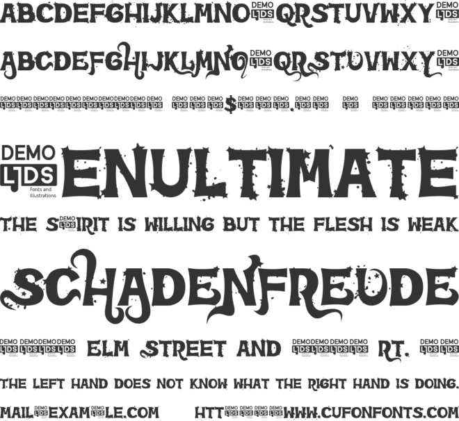 Dreams Adventure Co font preview