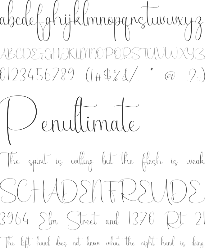 Natalie Christmas font preview