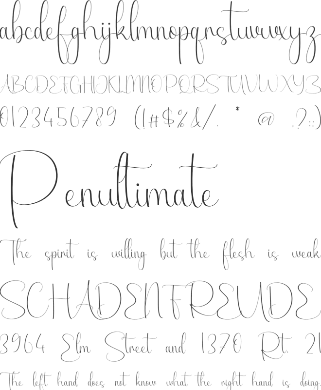 Natalie Christmas font preview