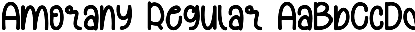 Amorany Regular font