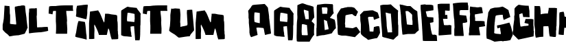 Ultimatum font download