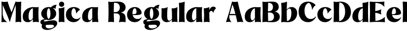 Magica Regular font