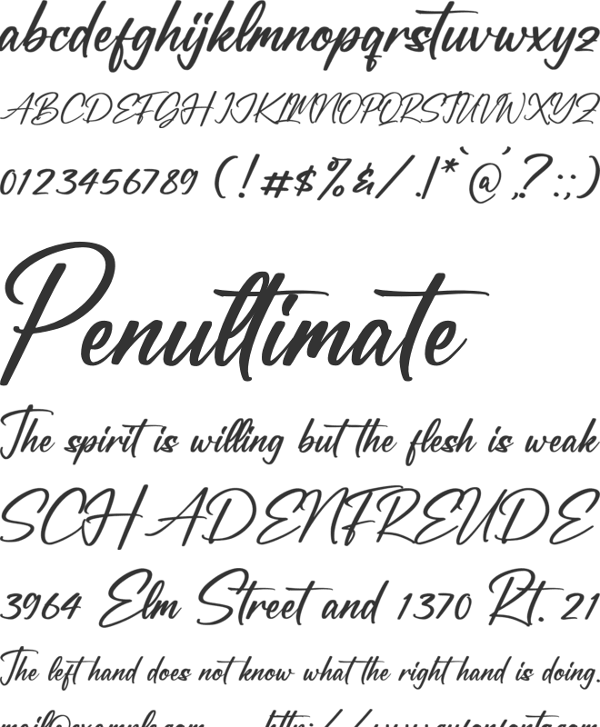 Futuristic Stylish font preview