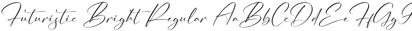 Futuristic Bright Regular font