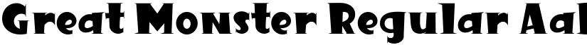 Great Monster Regular font