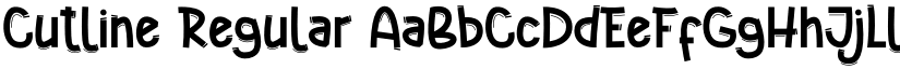Cutline Regular font