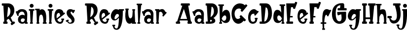 Rainies font download