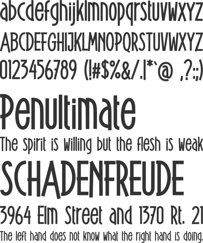 MissQueen font preview