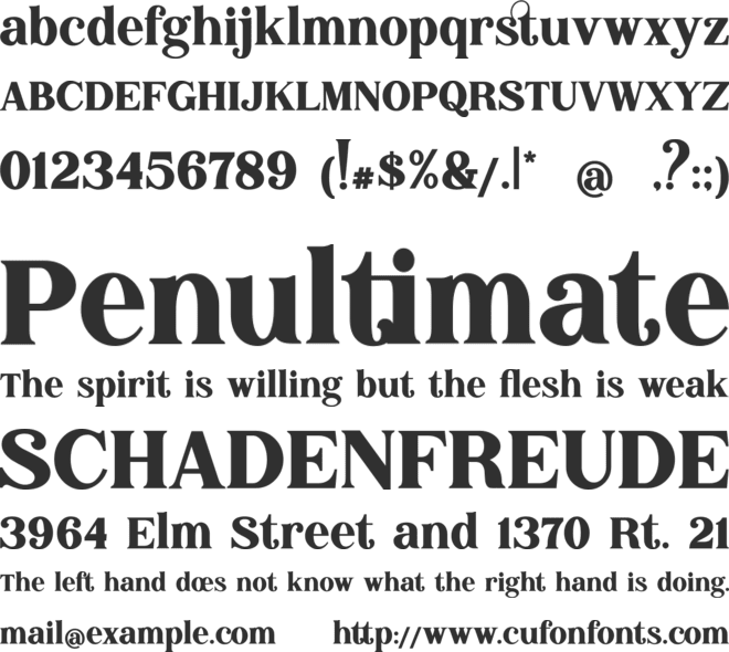 Ghitna font preview