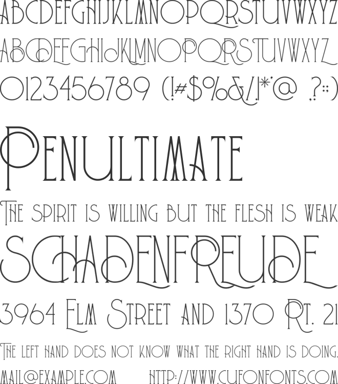 Jhoony richmond font preview