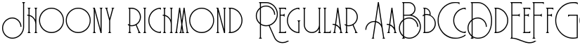 Jhoony richmond font download