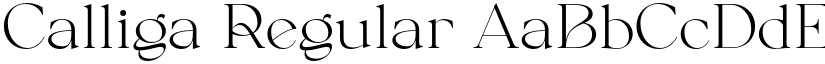 Calliga Regular font