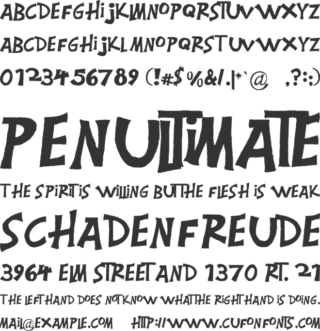 Montgomery font preview