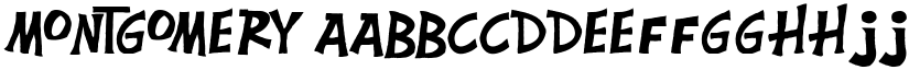 Montgomery font