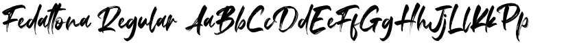 Fedattona Regular font