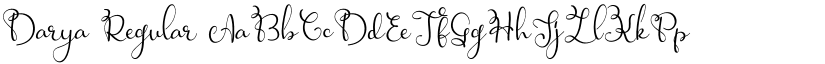 Darya Regular font