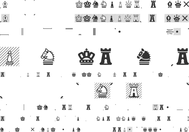 Chess Magnetic font preview