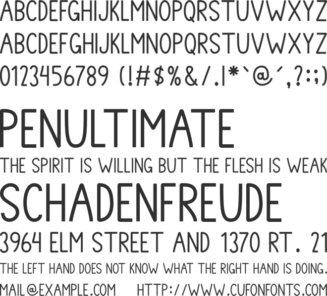 Hey Hey font preview