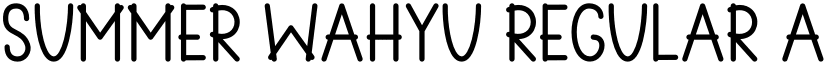 Summer Wahyu Regular font