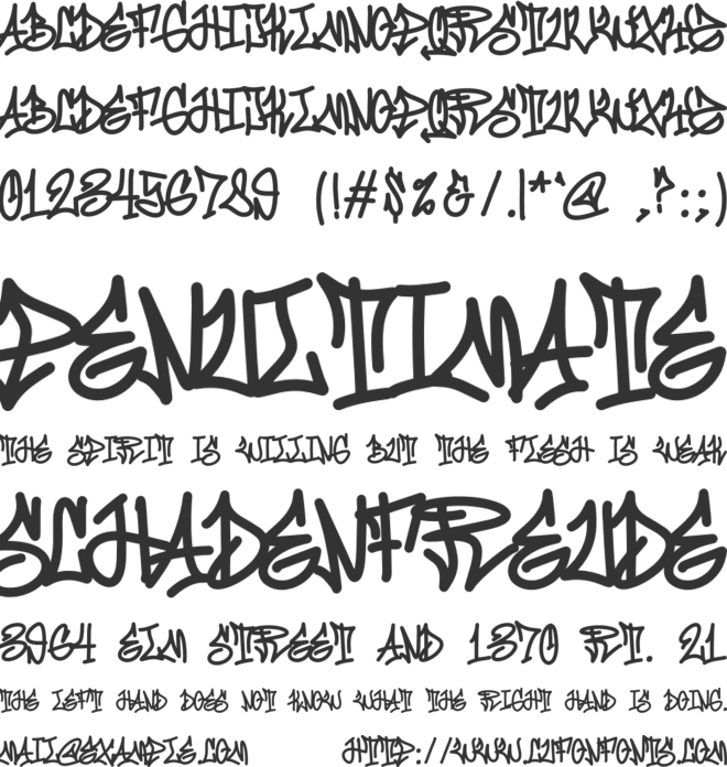 Step Better font preview