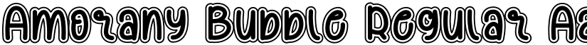 Amorany Bubble Regular font
