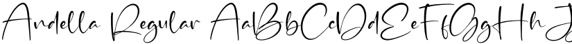 Andella Regular font
