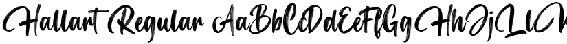 Hallart Regular font