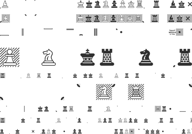 Chess Maya font preview