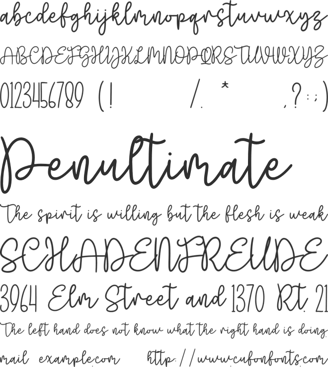 Brotusse font preview