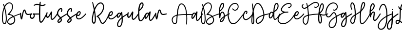 Brotusse Regular font