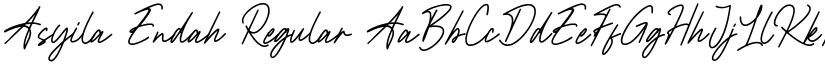Asyila Endah font download
