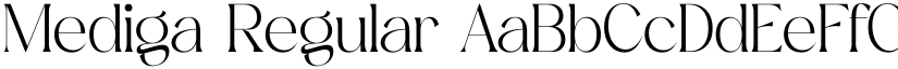 Mediga Regular font