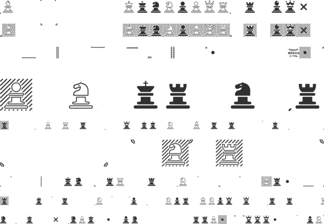 Chess Marroquin font preview