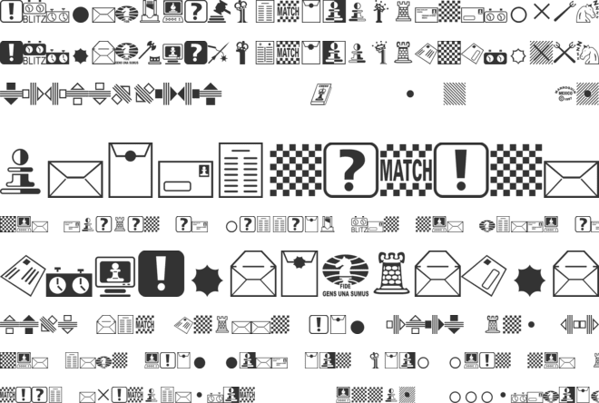 Chess Miscel font preview