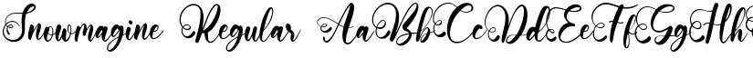 Snowmagine Regular font