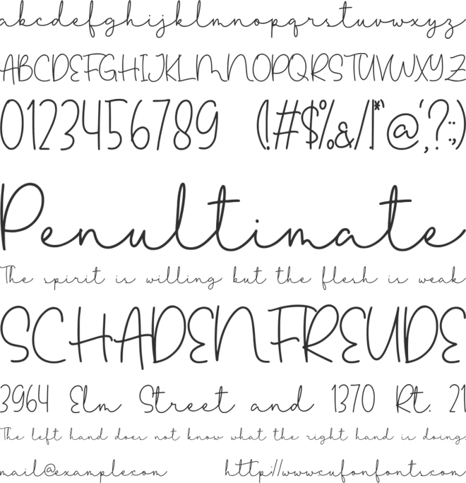 Farmhouse Greatness font preview